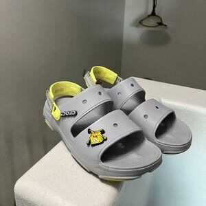 Mens grey crocs